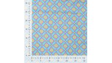 Cotton/EA Jersey Print - Geo Circles, Ochre