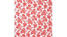 Cotton/EA Jersey Print - Flowers, Coral