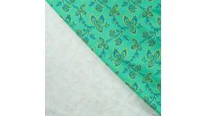 Cotton/EA Jersey Print - Flowers, Grass