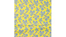 Cotton/EA Jersey Print - Flowers, Ochre