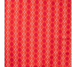 Cotton/EA Jersey Print - Argyle, Coral