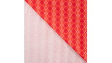 Cotton/EA Jersey Print - Argyle, Coral