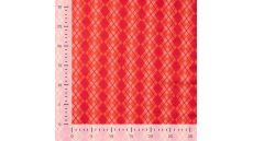 Cotton/EA Jersey Print - Argyle, Coral