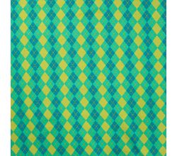 Cotton/EA Jersey Print - Argyle, Grass