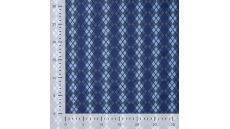 Cotton/EA Jersey Print - Argyle, Denim