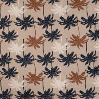 Cotton/EA Jersey Print - Palm, Sand