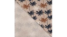 Cotton/EA Jersey Print - Palm, Sand