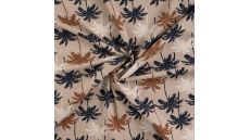 Cotton/EA Jersey Print - Palm, Sand