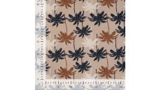 Cotton/EA Jersey Print - Palm, Sand