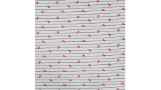 Cotton/EA Jersey Print - Cherries, Red