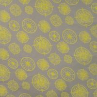 Cotton/EA Jersey Print - Compass, Khaki