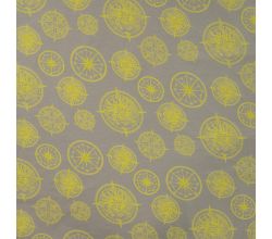 Cotton/EA Jersey Print - Compass, Khaki
