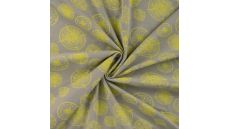 Cotton/EA Jersey Print - Compass, Khaki