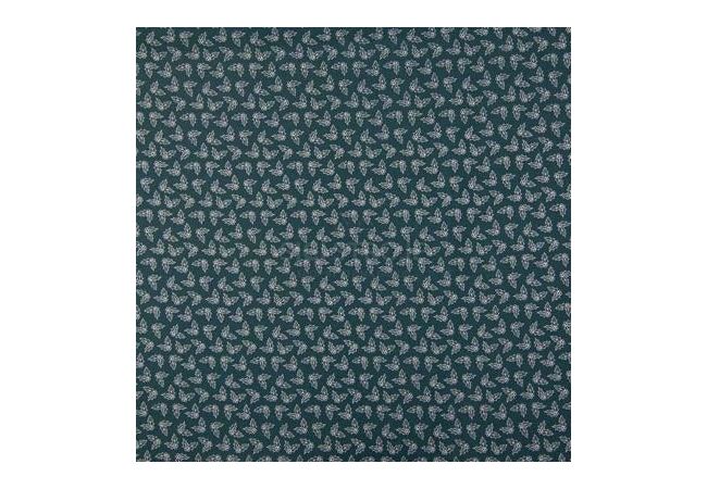 Cotton Poplin Print - Ilex, Green