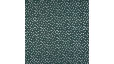 Cotton Poplin Print - Full Small Leaves, Green