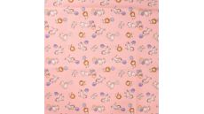 Cotton Poplin Print - Hello Little One, Baby Rose