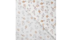 Cotton Poplin Print - Hello Little One, Off White