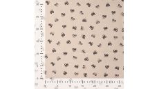 Cotton Poplin Print - Tractor, Sand