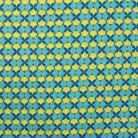 Cotton Poplin Print - Retro, Emerald