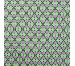Cotton Poplin Print - Retro, Violet