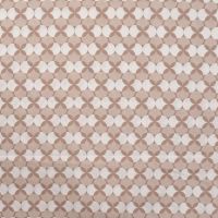 Cotton Poplin Print - Retro, Sand