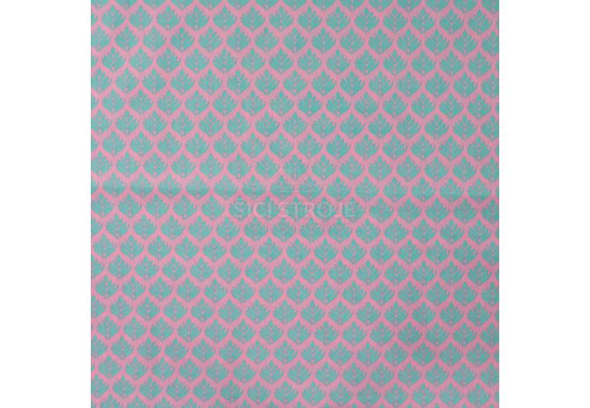 Cotton Poplin Print - Ethnic, Fuchsia