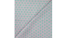 Cotton Poplin Print - Ethnic, Fuchsia