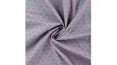 Cotton Poplin Print - Ethnic, Fuchsia
