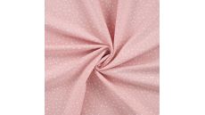 Cotton Poplin Print - Mini Dots, Poudre