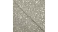 Cotton Poplin Print - Mini Dots, Khaki
