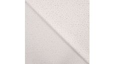 Cotton Poplin Print - Mini Dots, Ecru