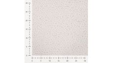 Cotton Poplin Print - Mini Dots, Ecru