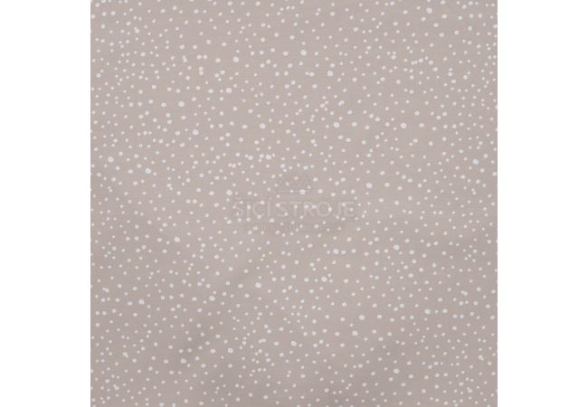 Cotton Poplin Print - Mini Dots, Sand