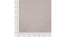 Cotton Poplin Print - Mini Dots, Sand