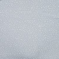 Cotton Poplin Print - Mini Dots, Dusty Blue