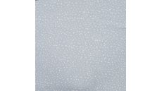 Cotton Poplin Print - Mini Dots, Dusty Blue