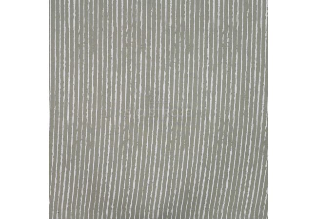 Cotton Poplin Print - Mini Stripes, Khaki