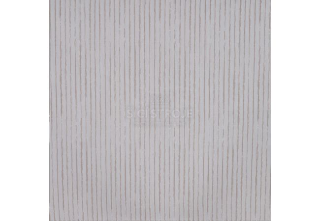 Cotton Poplin Print - Mini Stripes, Ecru