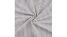 Cotton Poplin Print - Mini Stripes, Ecru