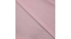 Cotton Poplin Print - Mini Heart, Poudre