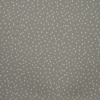 Cotton Poplin Print - Mini Heart, Khaki