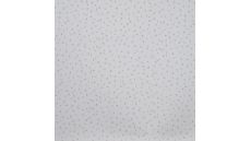 Cotton Poplin Print - Mini Heart, Ecru