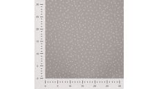 Cotton Poplin Print - Mini Heart, Sand