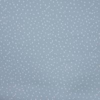 Cotton Poplin Print - Mini Heart, Dusty Blue