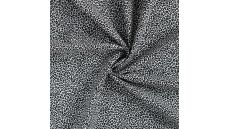 Cotton Poplin Print - Mini Leopard, Ecru