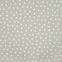 Cotton Poplin Print - Mini Paws, Khaki