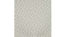 Cotton Poplin Print - Mini Paws, Khaki