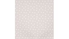 Cotton Poplin Print - Mini Paws, Sand