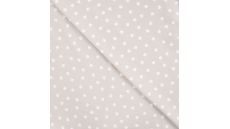 Cotton Poplin Print - Mini Paws, Sand