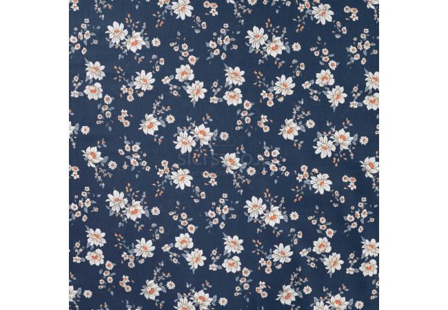 Cotton Poplin - Navy